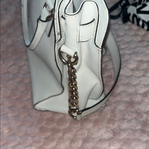 Michael Kors Cream Satchel with Gold Accents - Picture 5 of 6